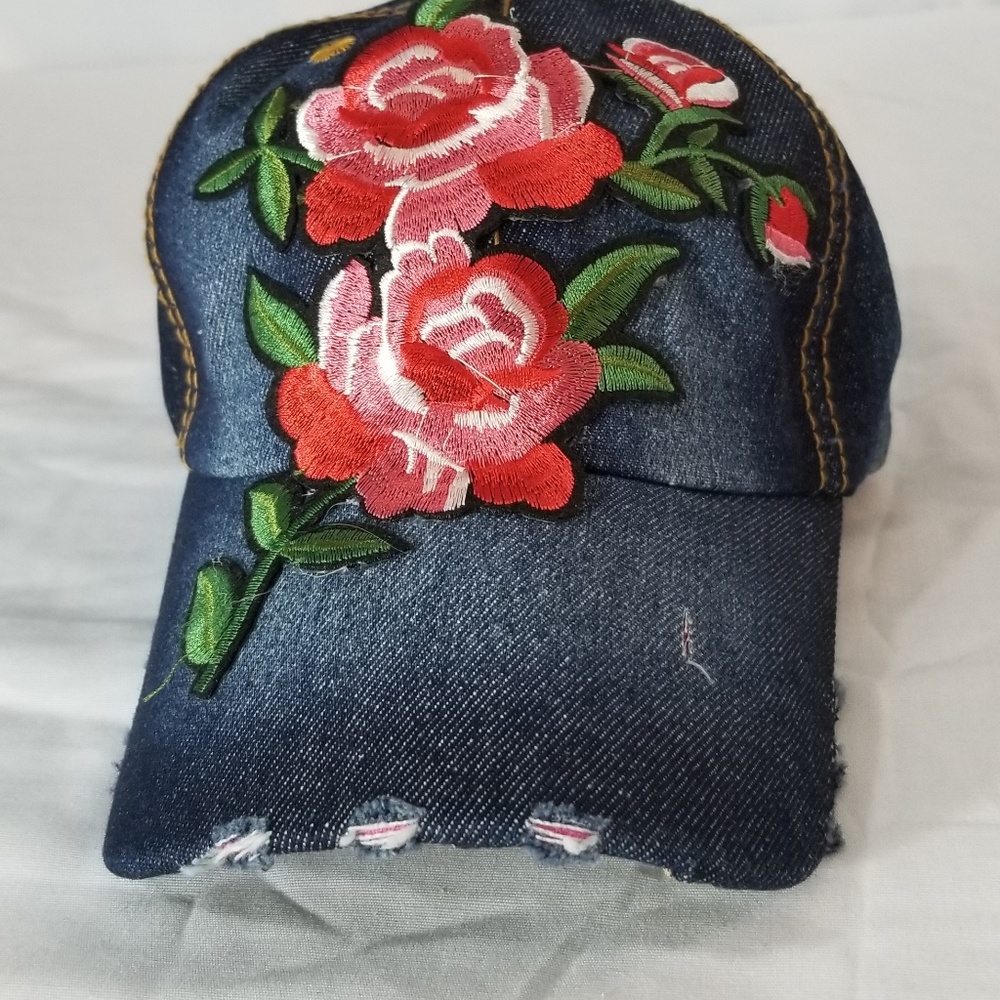 NWOT Womens Denim Ball Cap